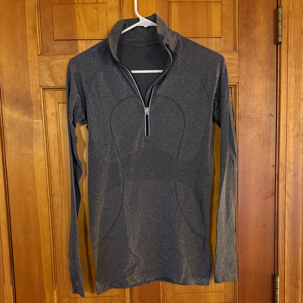 Lululemon Gray Quarter-Zip Pullover